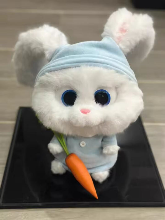 Disney The Secret Life Of Pets Cute Rabbit Doll Plush Toys Snowball Carrots Movable Ears Cartoon Dolls Girl Gift Room Decoration