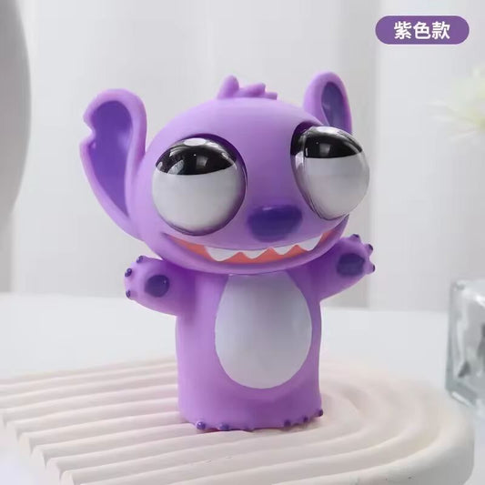 New Disney Stitch Decompression Toy Kawaii Cartoon Figure Model Work Stress Relief Soft Doll Kids Funny Toys Friend Healing Gift